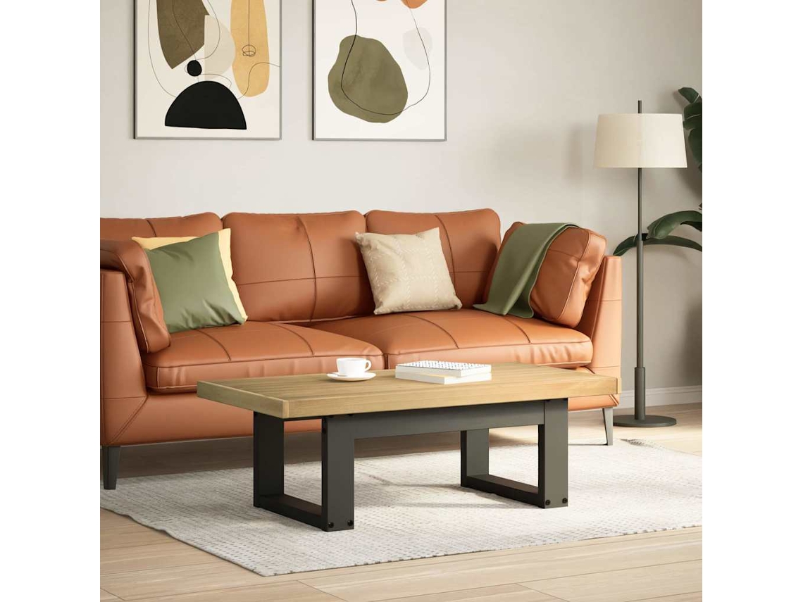 Vidaxl Mesa De Centro Noain Pernas Em Forma De U 120x60x40 Cm