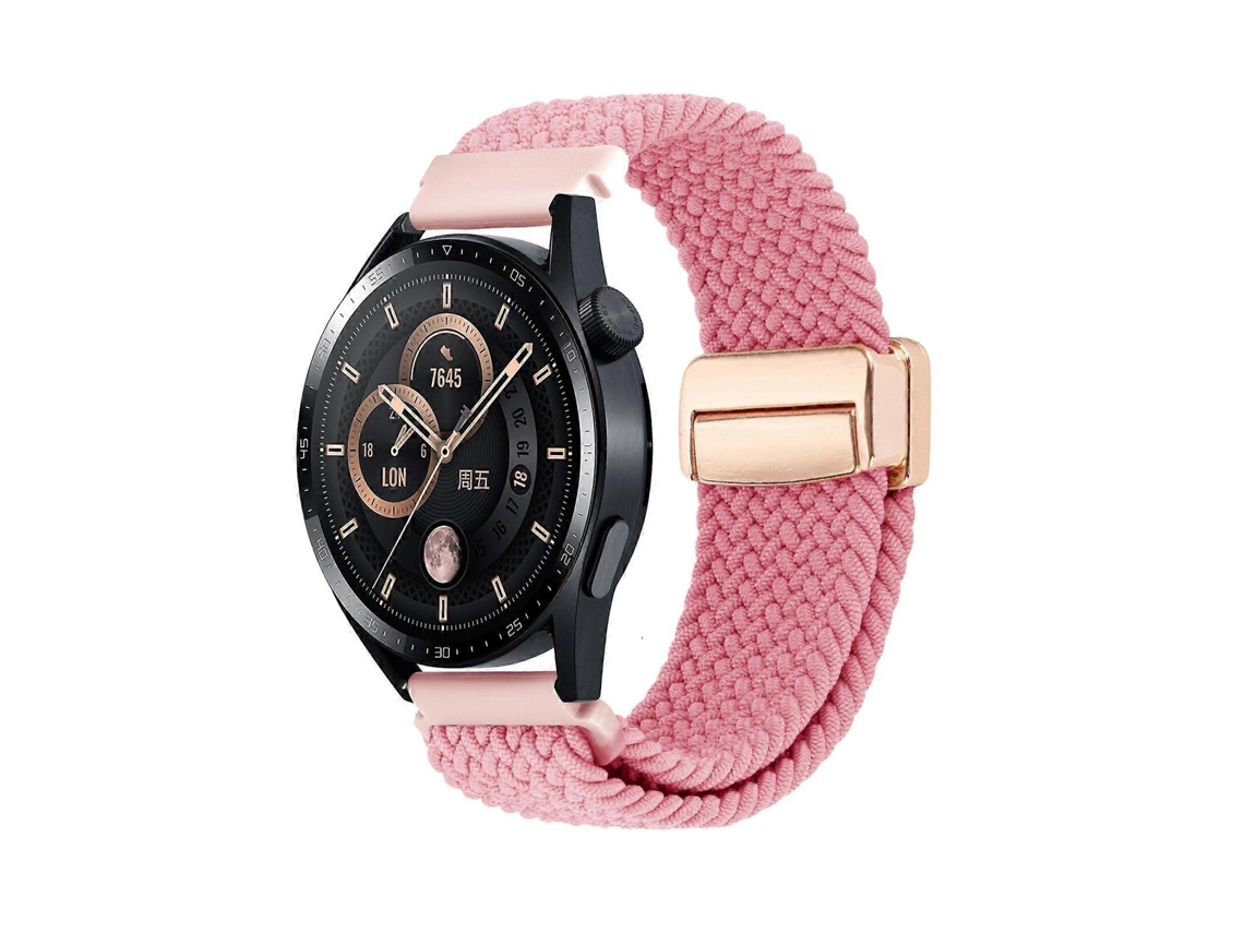 Pulseira De Relógio Em Nylon Trançado Com Fecho Magnético