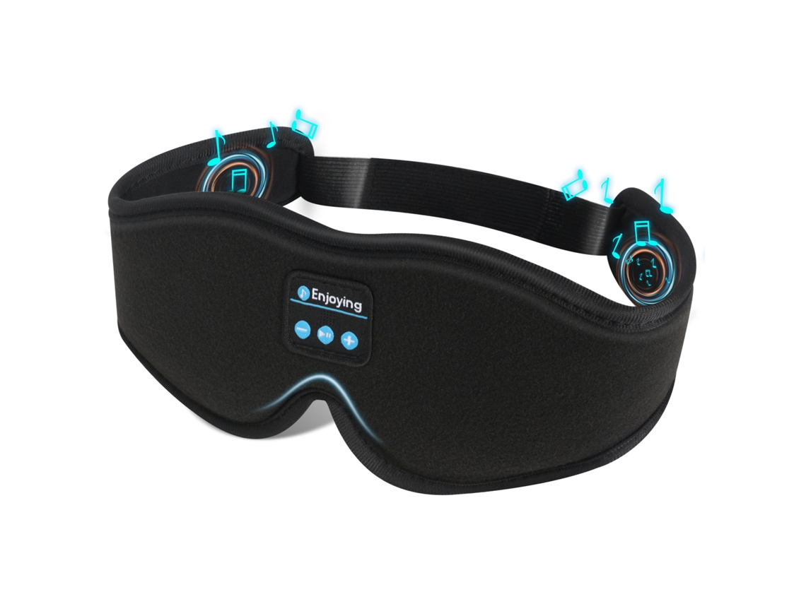 Máscara de Dormir com Bloqueio de Luz, Respirável e Ajustável AQUAFORGE