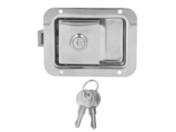 Fechadura de aço inoxidável para porta de caravana, caixa de ferramentas, armário e veículo recreativo, montagem embutida.