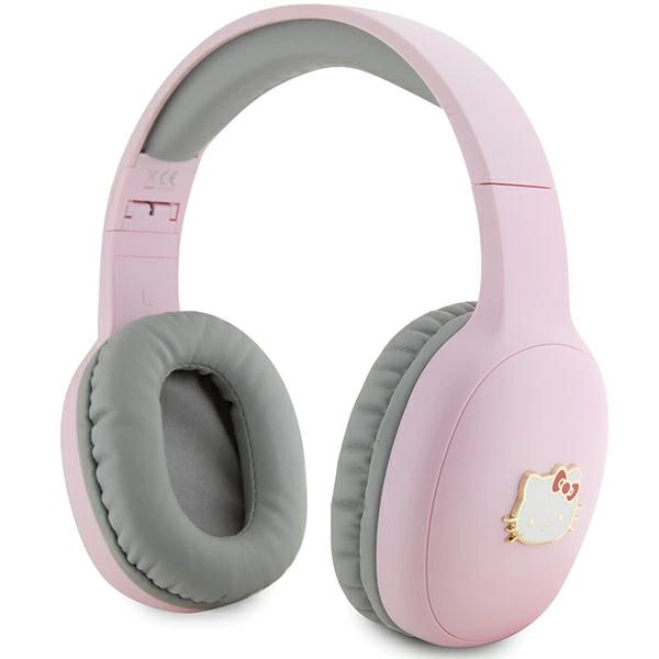 Fones De Ouvido Sem Fio Hello Kitty Hkbha1bkhlmp Com Logotipo De Metal