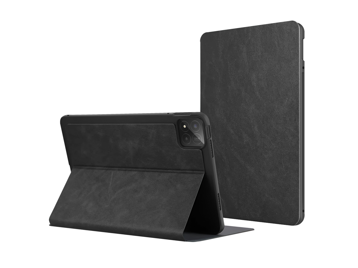Capa flip Avizar com suporte de vídeo para Xiaomi Pad 7 e 7 Pro (preta)