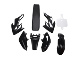 Conjunto de 8 Peças: Guarda lamas Plásticos para Motos Off road de 4 Tempos (50cc, 110cc, 125cc, 140cc) Estilo Crf50 (kits Diy na Co (pit Bikes)