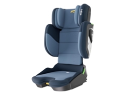 Cadeira Infantil Faltável Jovikids Com Isofix I-size R129 Para Crianças De 3 A 12 Anos, Elevação Com Encosto Azul Para Viagens