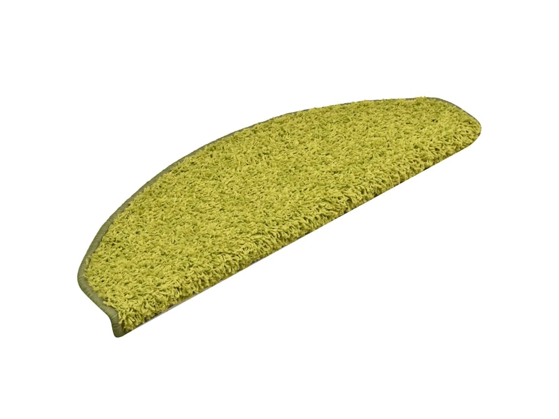 Tapetes de Escada 30 Peças 65x21x4 Cm Verde Semicircular MAISON EXCLUSIVE
