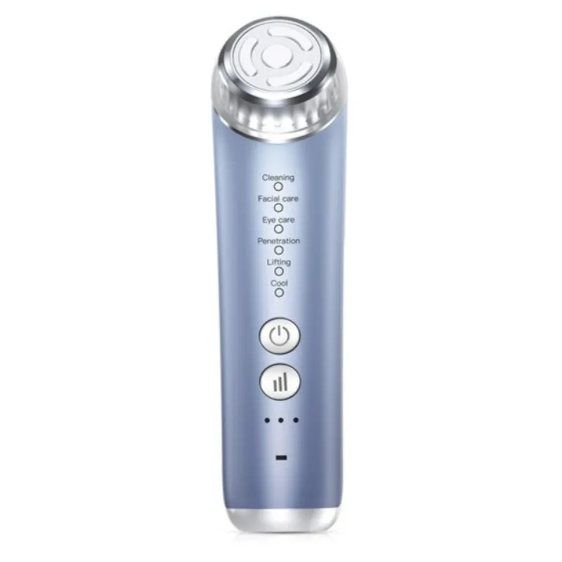 (azul) Aparelho Multifuncional Para Cuidados Com A Pele, Massageador Facial De Microcorrente