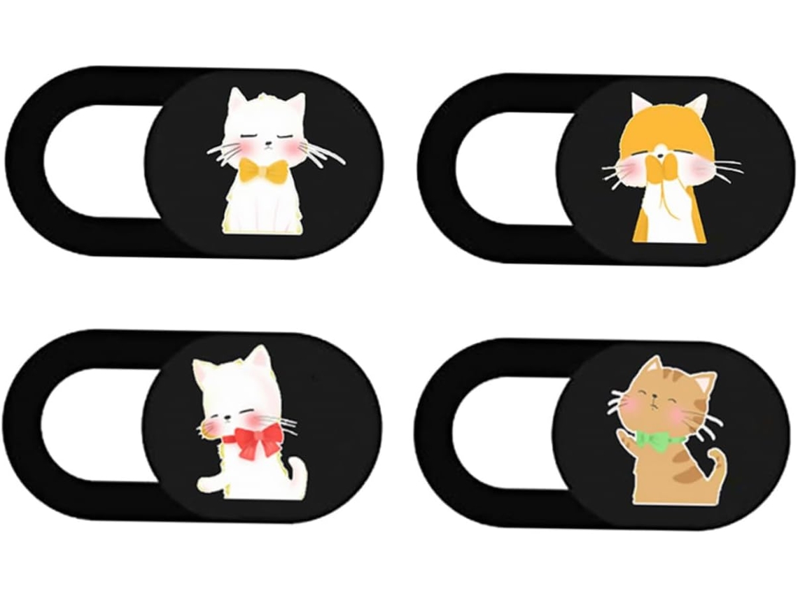 Conjunto De 4 Protetores De Privacidade Para Webcam De Laptops, Fáceis De Usar E Com Proteção Durável. Conjunto De 4 Protetores De Priv Gokoco