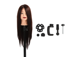 Cabeça De Manequim Com Cabelo Para Treinamento E Prática