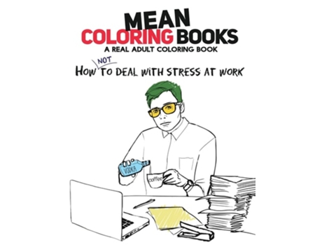 Livro Mean Coloring Books De Nadia Sotnikova (inglês)