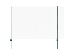 Conjunto 1 Painel De Cerca Vidaxl Verde Aço (50 X 1,6 M)