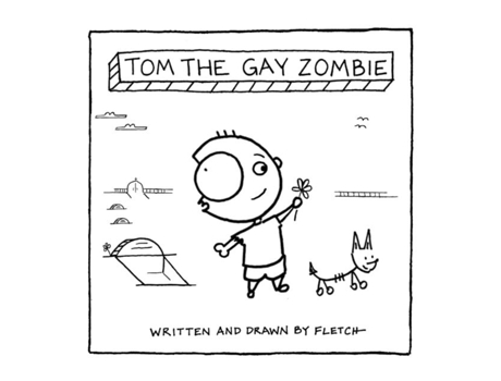 Livro Tom The Gay Zombie de Fletch (Inglês)