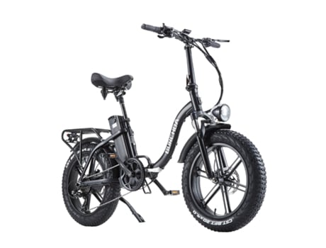 Bicicleta Elétrica BURCHDA R8W Dobrável 800W 20 20 Ah 7 Velocidades 45Km/H Preto