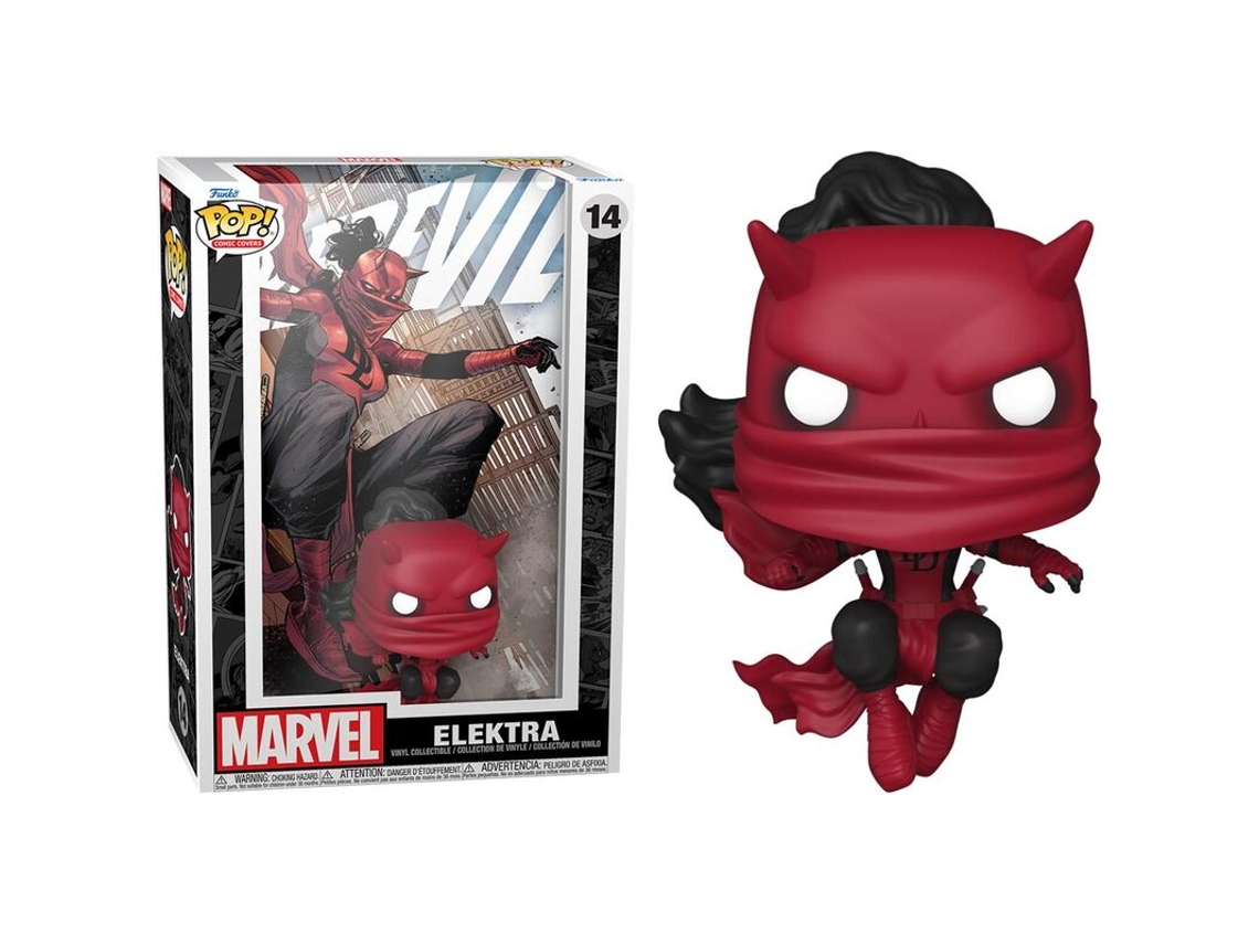 Figura Pop Capa De Banda Desenhada Marvel Daredevil Elektra