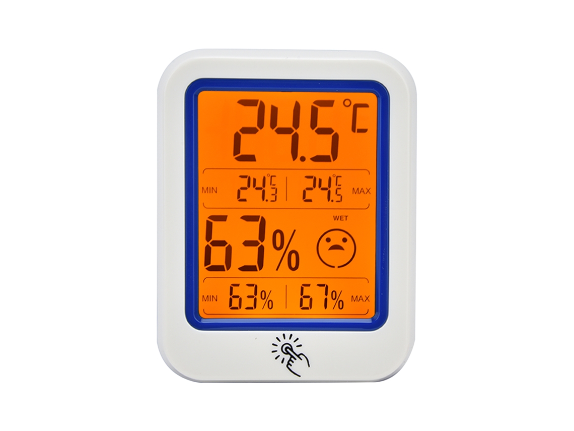 Monitor digital de temperatura e humidade para casa e indústria LAXISCREED