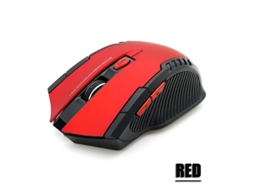 Rato Yizhood Receptor Usb Sem Fio De 2,4 Ghz Para Jogos 2000dpi Para Overwatch Cs Go Dota 2 Lol Fortnite Computador Laptop Pc Gamer Vermelho
