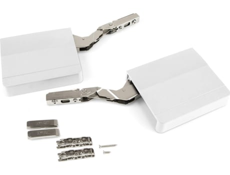 compasso para Portas Elevatórias , Força 960-2.350, Aço e Plástico, Branco