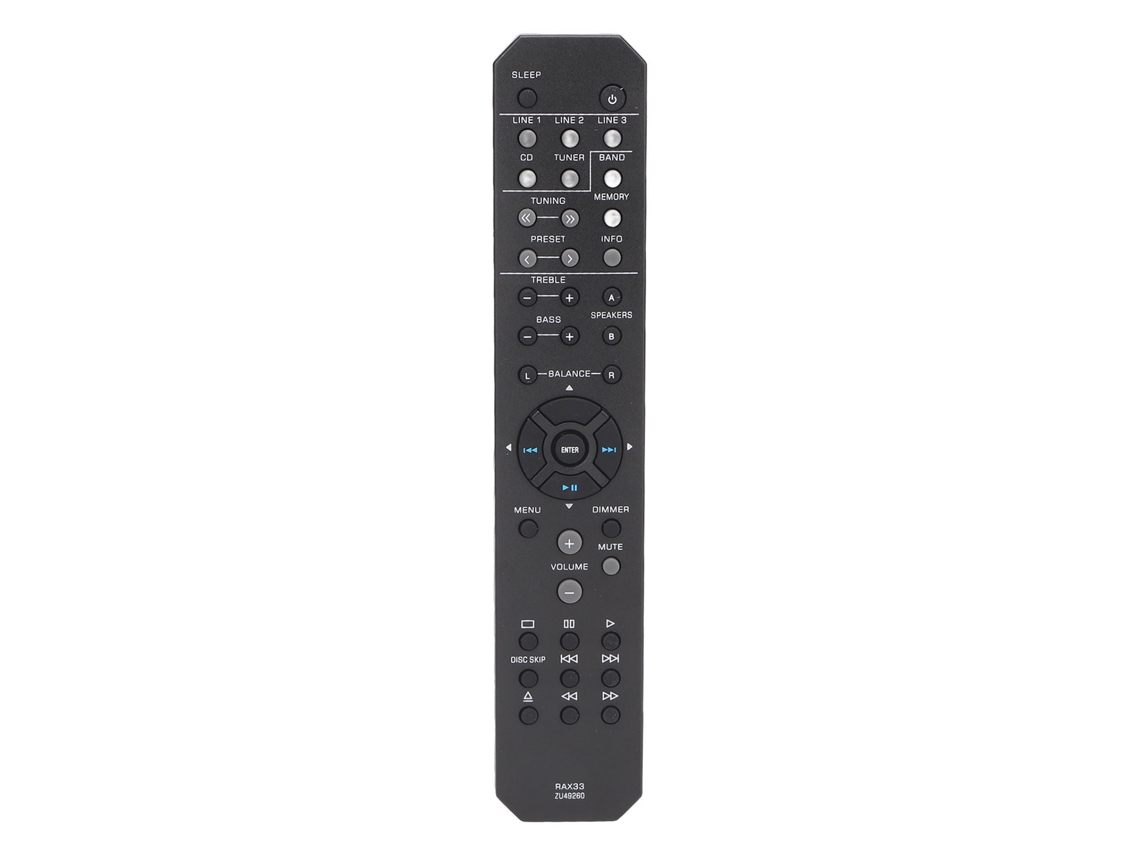 Controle Remoto Mali Substituto para Receptor AV, Compatível com R S202, R S202BL, Rs202, Rs202bl