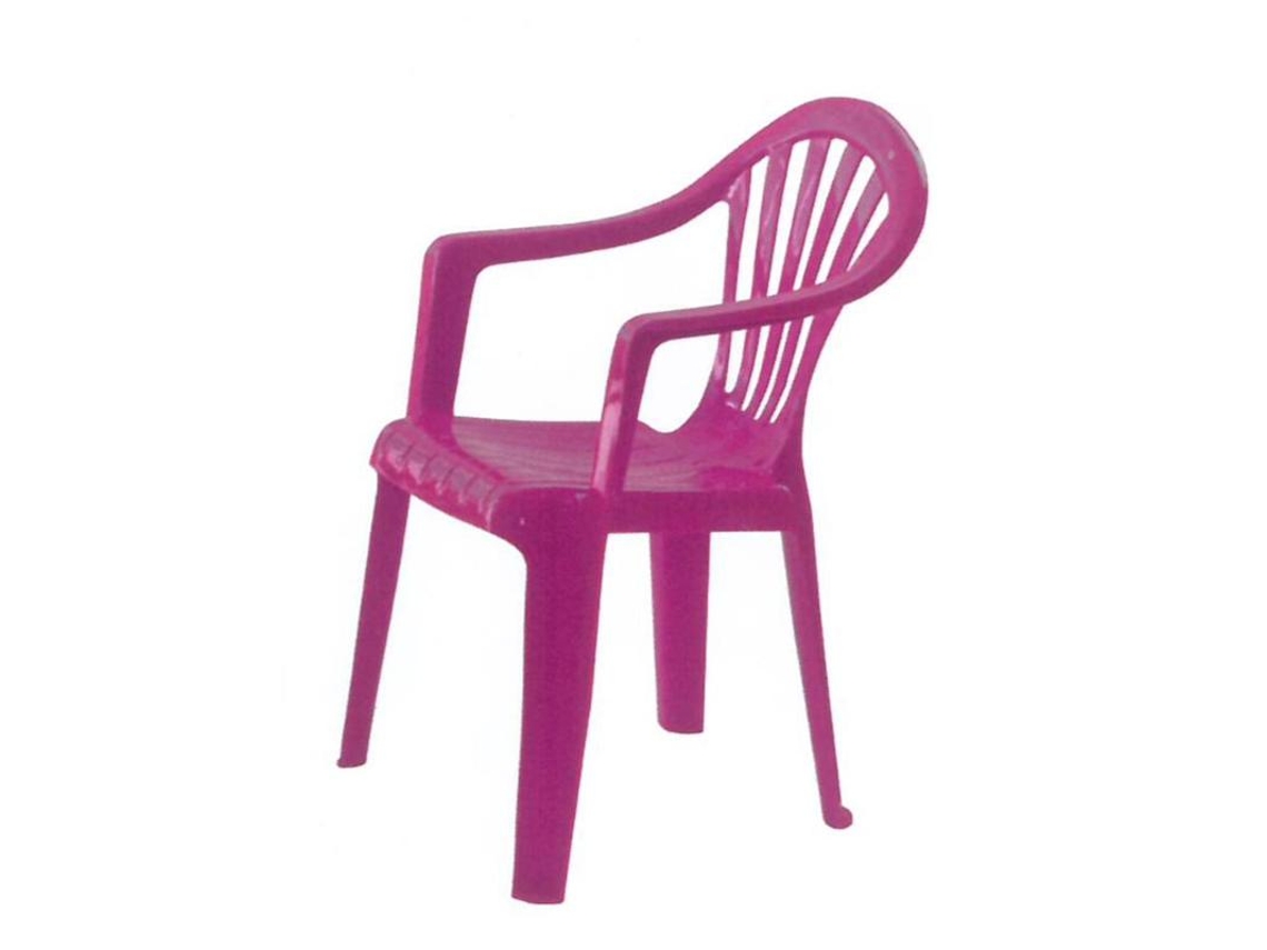 Sillon Infantil Resina Fucsia Garden Life