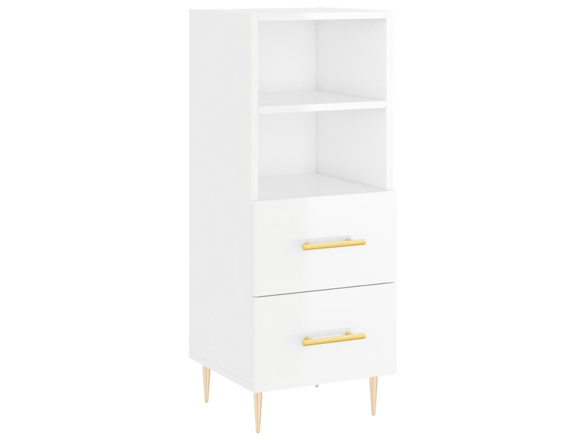 Aparador MAISON EXCLUSIVE Madeira Processada Branco Brilhante (34,5x34x90 cm)