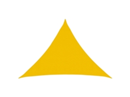 Vidaxl Vela De Sombra 7 X 5 X 5 M Hdpe Triangular Amarelo