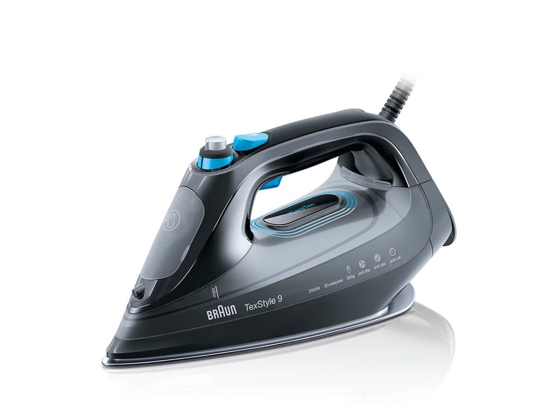 Ferro a Vapor BRAUN SI9188BK (Jato vapor: 230 g/min - Base: Saphir 3D)