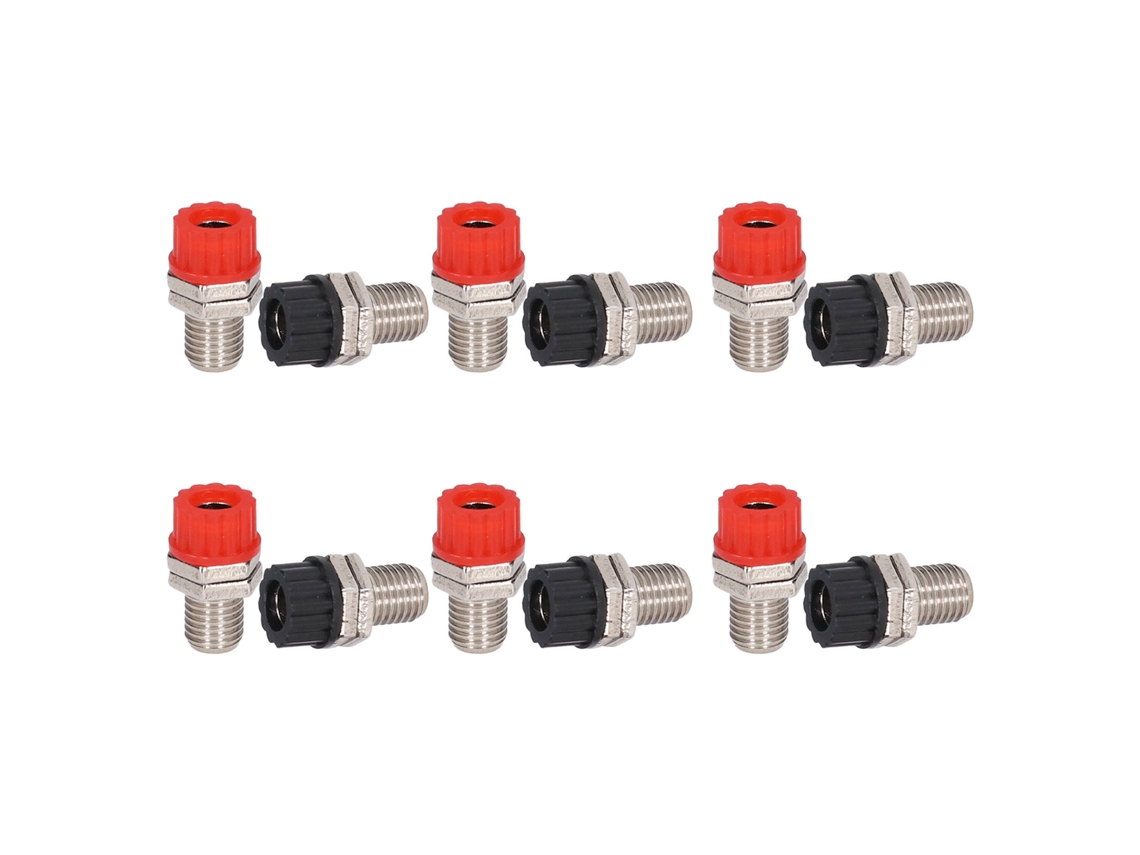Laxiscreed Conector De Terminais Banana De Latão Niquelado, 20 Conjuntos, 4mm Para Ensino
