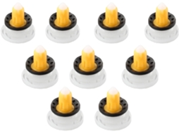 Conjunto De 8 Clipes De Fixação Brancos Para Painel Porta 6511618aa 51987227-Rebites Plástico Em Formato Bússola