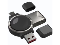 Carregador De Relógio Portátil, Compatível Com Apple Watch, Carregador Sem Fios De Viagem - Preto SUNNY SPACES