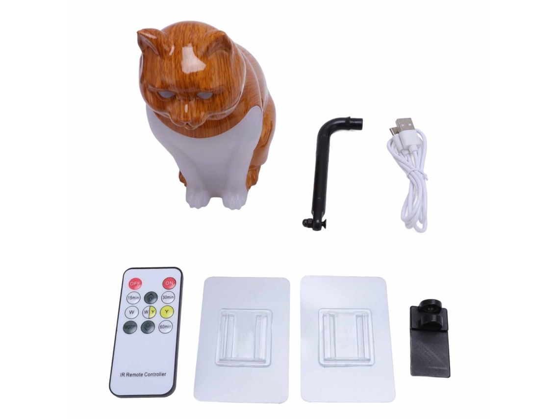 2026 lâmpada de Parede Gato Noturna Recarregável 3 Cores Regulável por Toque Decorativa para Quarto Sala