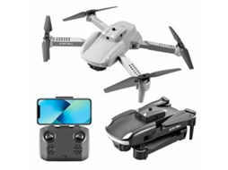 K105 Max Mini Drone com 4K Dual Camera Prevenção Inteligente de Obstáculos 2 Baterias Vida Útil Da Bateria: 15 Min Cinza