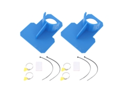 2pcs Suporte de Mangueira para Piscina a Terra Superior Acessórios de Piscina Azul Abs