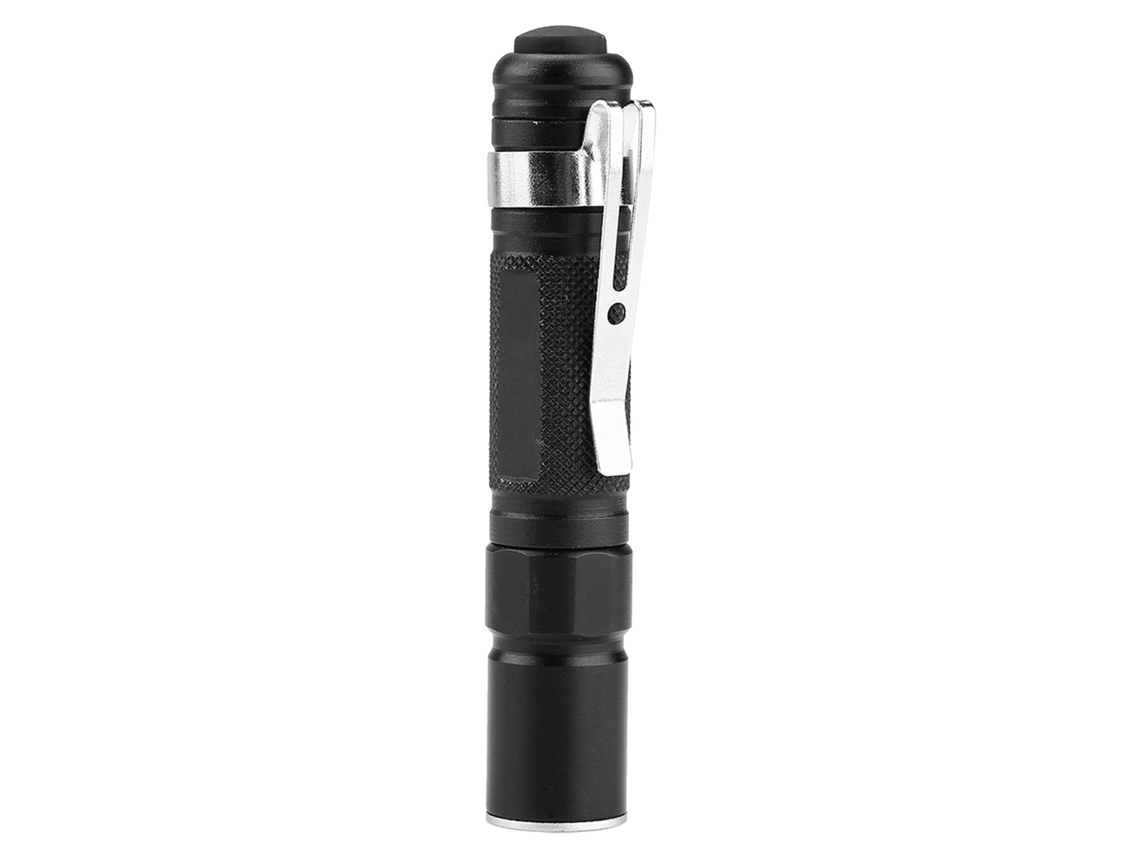 Lanterna De Caneta Led Portátil Com Clip, Mini E Zoom Para Camping Outdoor