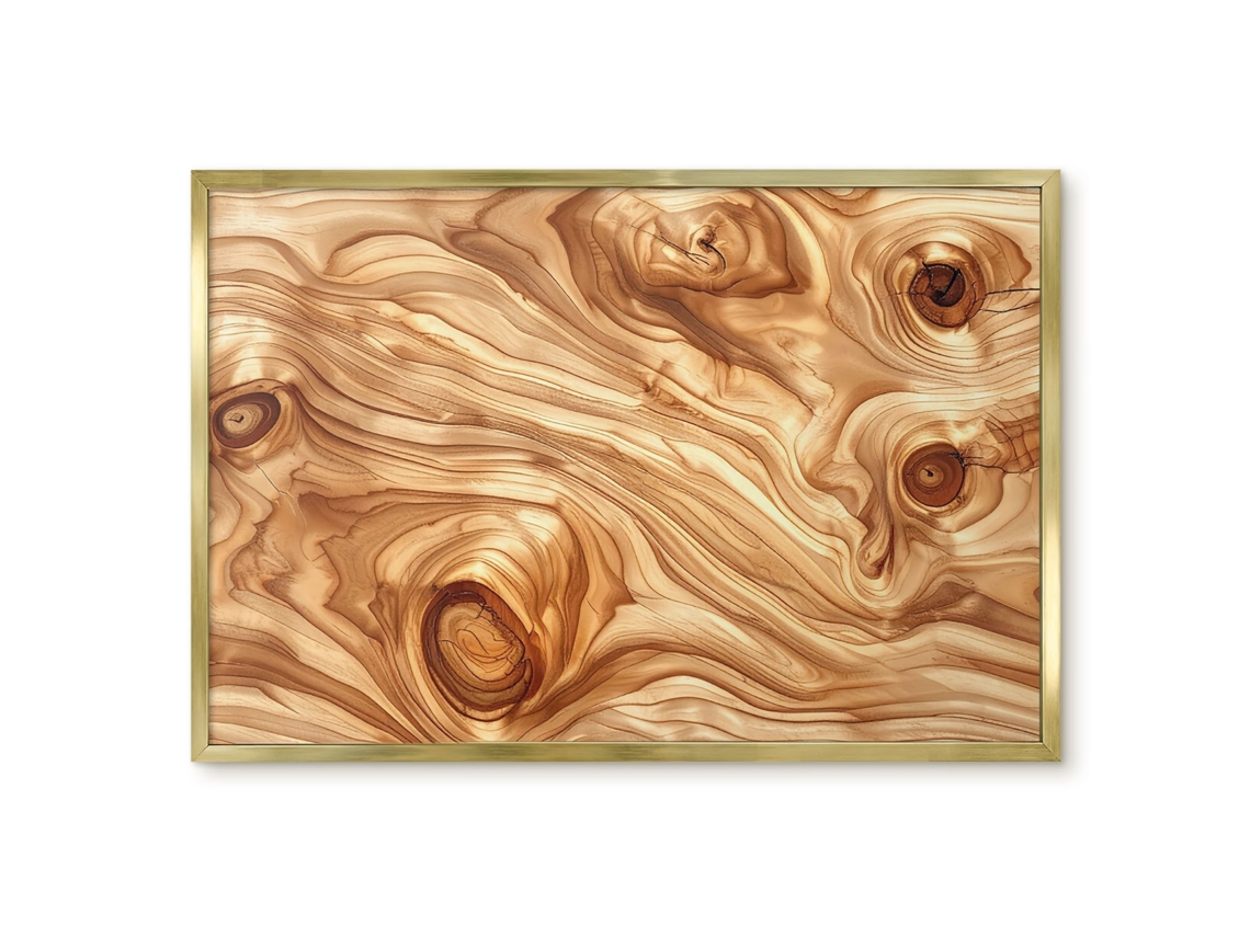 Magnetic Glass Board Wooden Rings For The Hall Espelharte (60x40 Cm)