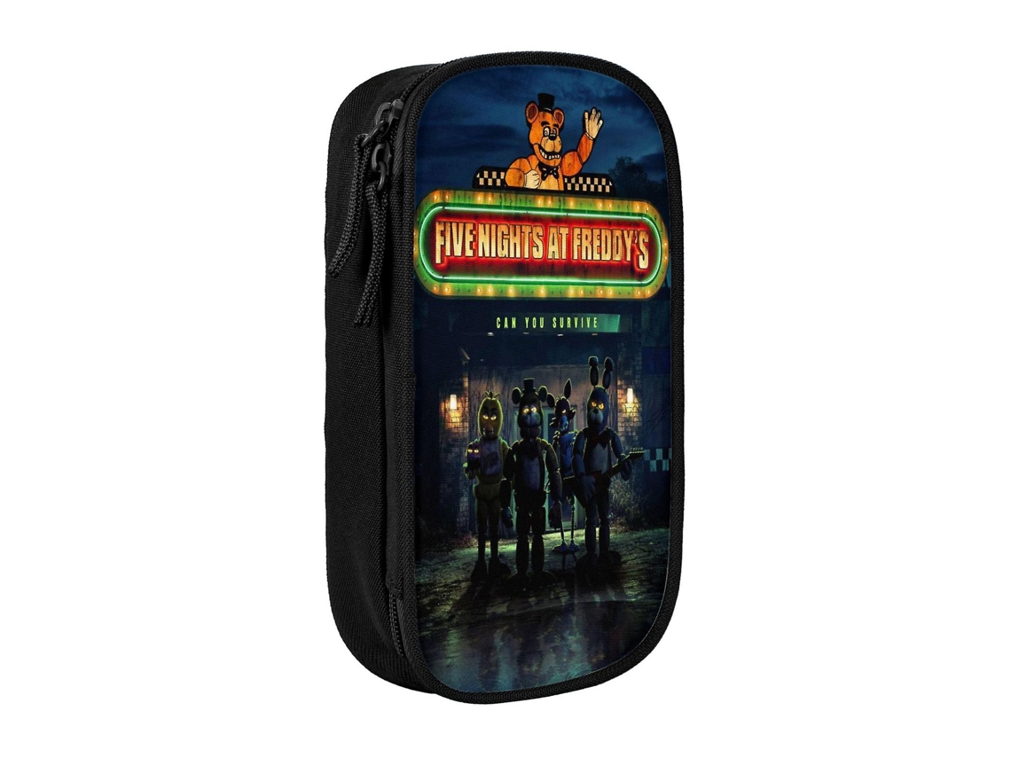 Estojo De Lápis Five Nights At Freddys, Grande Capacidade, Com Estampa Animais, Zíper Duplo, Ideal Para Material Escolar E Cosmét Aquaforge