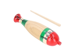 Mali instrumento de Percussão Guiro de Madeira em Forma de Peixe para Crianças Brinquedo Educativo