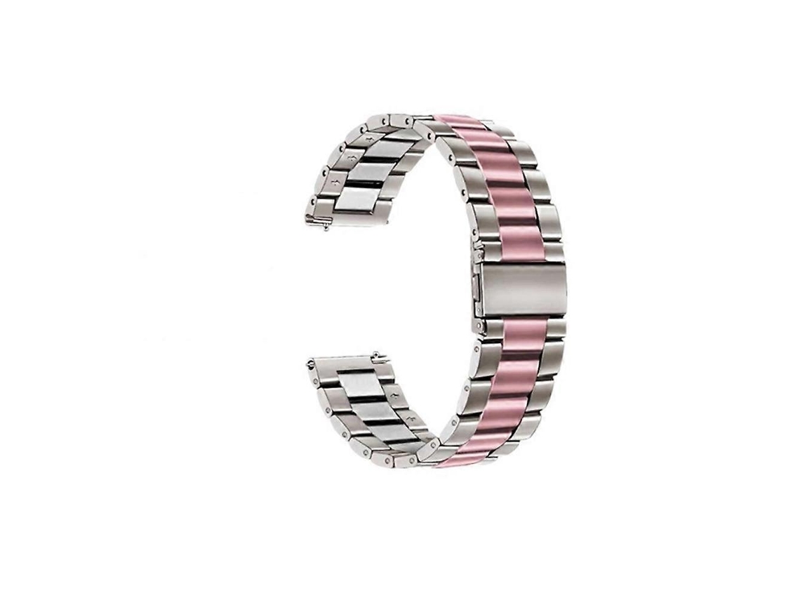 Pulseira De Aço Inoxidável Com Três Elos Para Huawei Watch Gt 3 42mm / Watch Gt 2 42mm