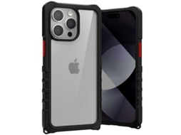 Capa para iPhone 15 Plus MERCURY Pele Sintética Preto