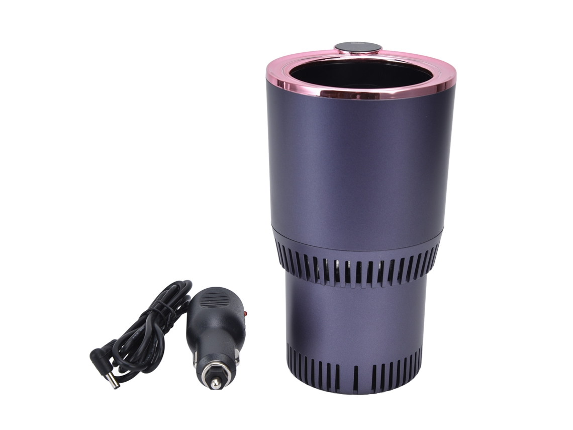 Copo Inteligente Aquecedor e Refrigeração Digital, roxo escuro, para café e bebidas LAXISCREED
