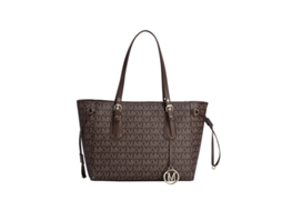 Bolsa de Senhora com Estilo Retro e Grande Capacidade Café PANOONA