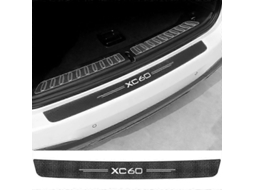 Sticker Protector De Carbono Para Parachoques Trasero Y Maletero De Volvo Xc60 2013-2021 Decoración Y Protección Antigolpes