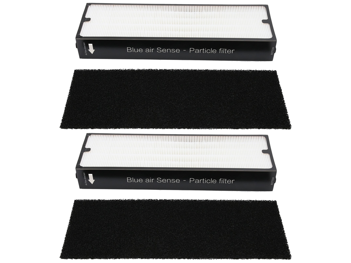 2 conjuntos de filtros de partículas Primerox mesh para purificador de ar Blue Air Sense
