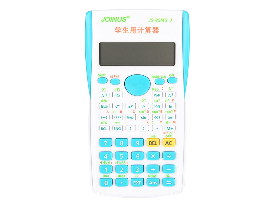 Calculadora Científica Estudante Bateria Azul Médio/ensino Fundamental