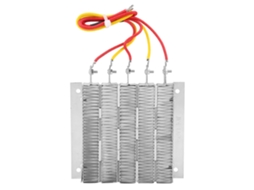 Aquecedor de ar cerâmico PTC de 60 V e 1000 W com elemento de aquecimento condutivo e cabo (sem marca)