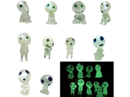 10pcs Elfos Luminosos à Prova D'água Jardim Miniatura Bonecas Acessórios S/MARCA
