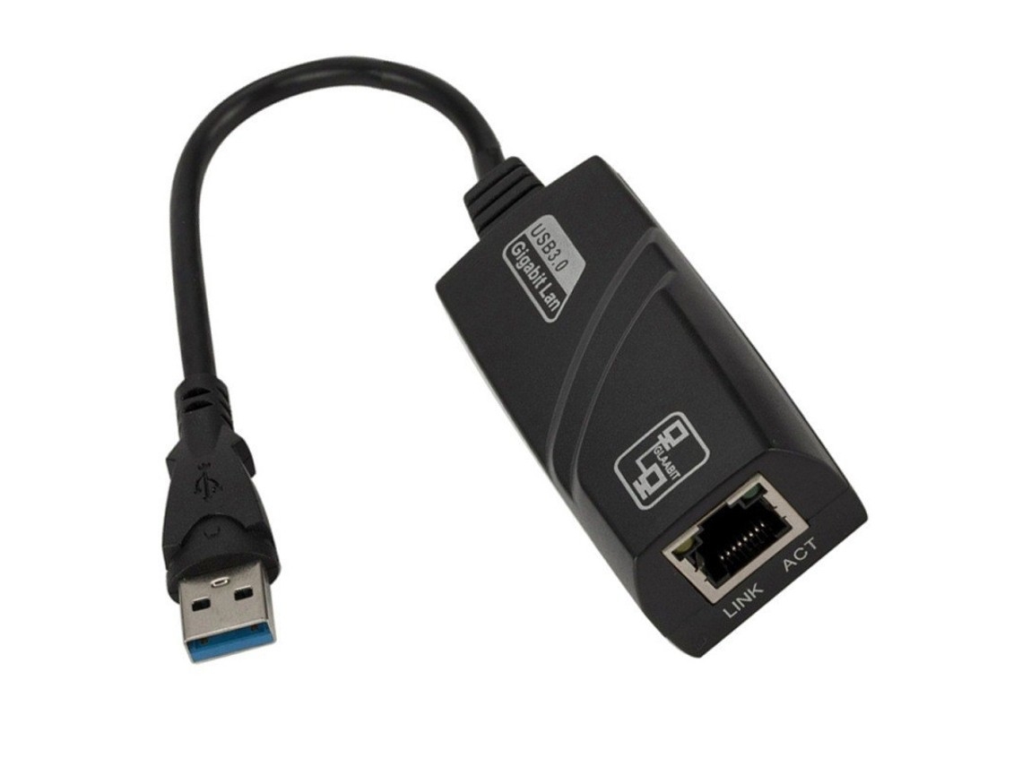 Usb 3.0 Network Adapter, 100 Mbps Plug-and-play External Network Cable, No Driver Required For Rj45.
