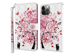 Capa Pega Árvore Desejos Para Iphone 15 Pro Max Pele Sintética
