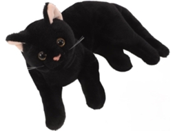 Gato De Pelúcia Preto Realista, Design Adorável E Durável, Perfeito
