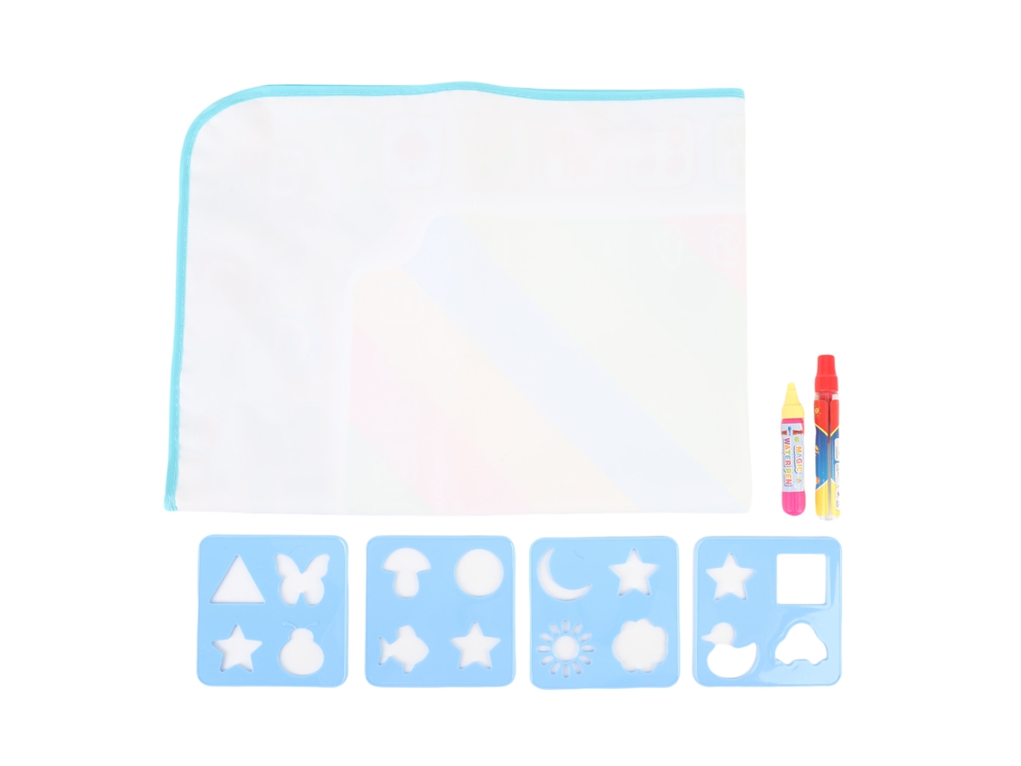 Primerox tapete de Desenho com Água Reutilizável Grande para Crianças com Canetas e Acessórios