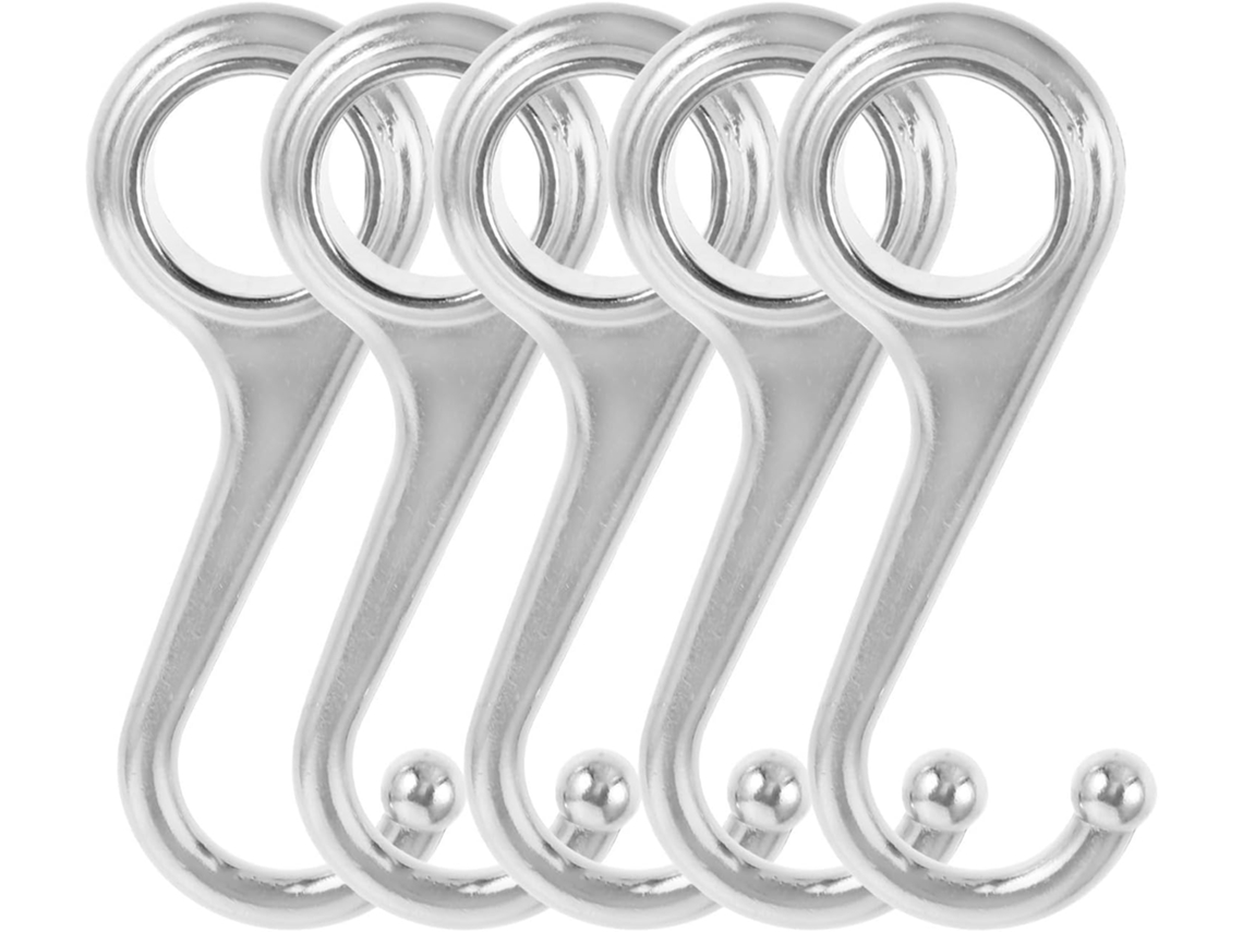 Cabideiro De Parede Para Roupas E Acessórios, Com 5 Ganchos, Prático