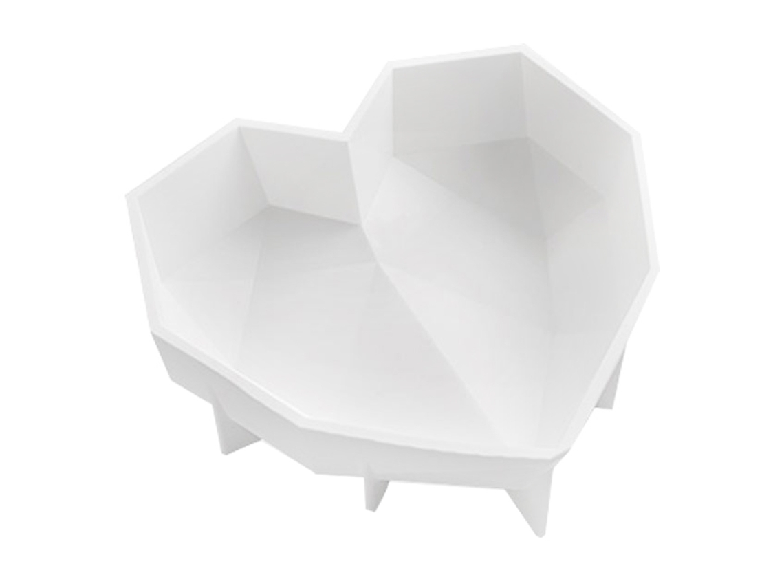 Molde De Silicona Corazón Para Pasteles Mousse Repostería Decoración Diy Horneado